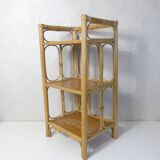 rattan bedside table