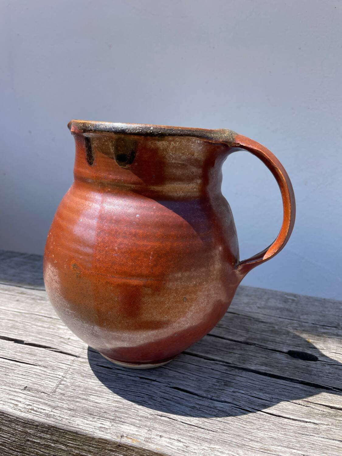 Italian glazed ceramic jar