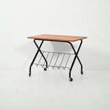 Scandinavian coffee table with magazine rack, 1960s–70s