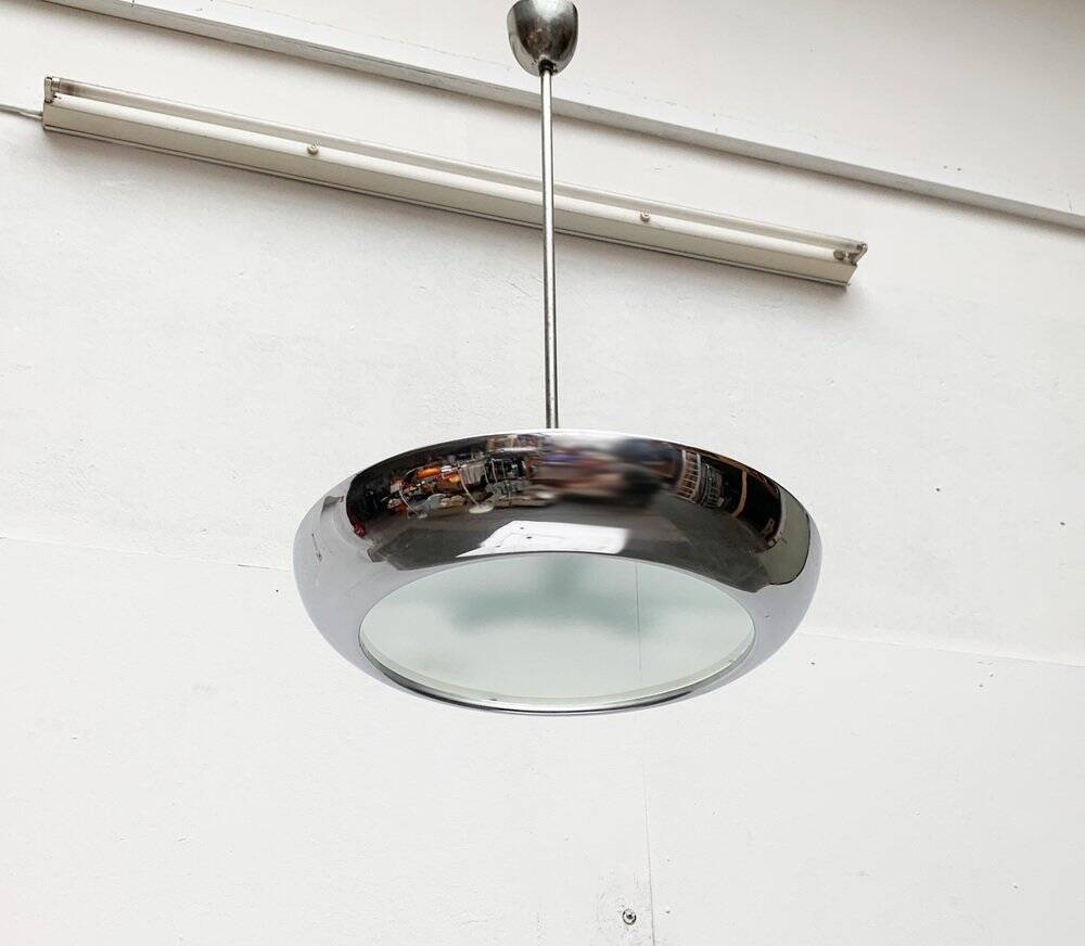 Czech mid-century ceiling pendant lamp by Josef Hurka for Napako.