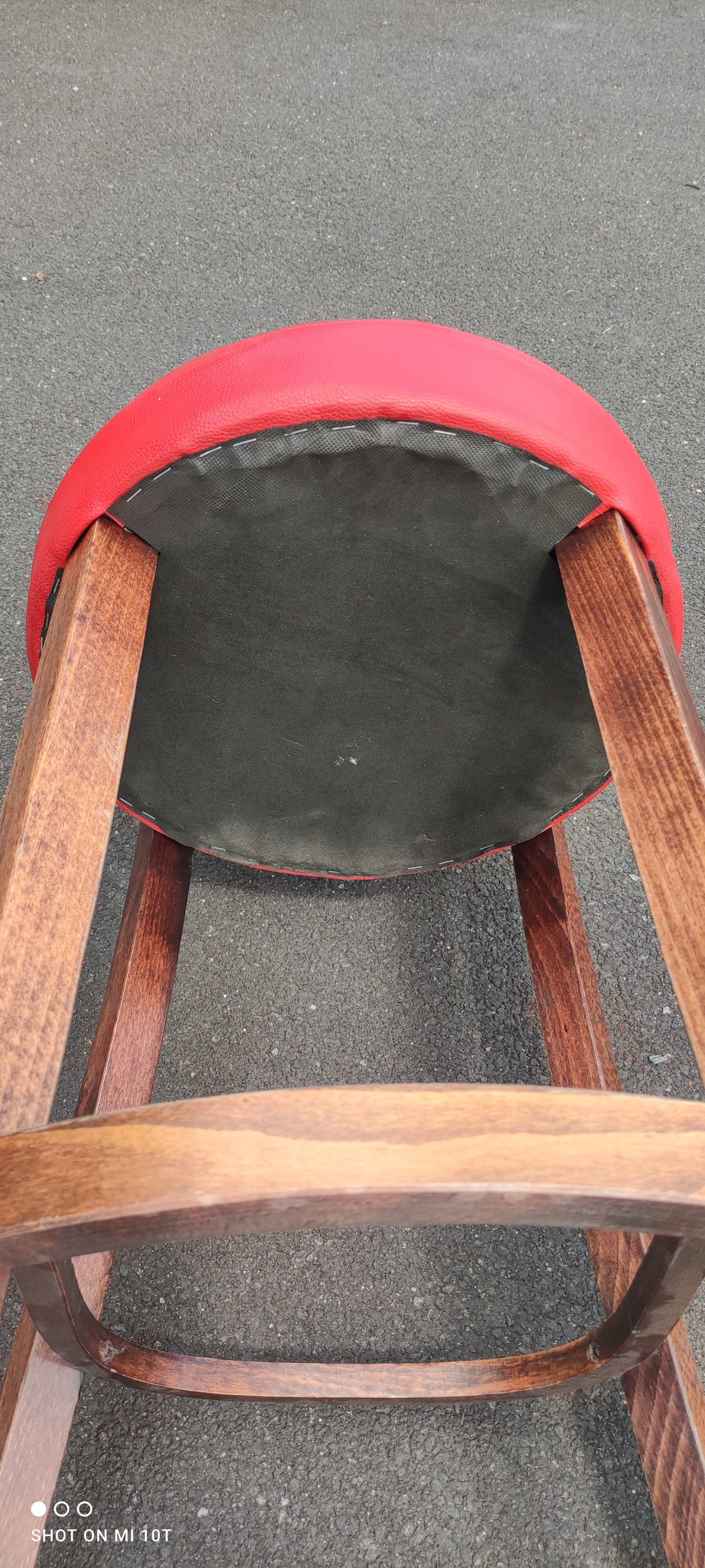 Pair Tabourets bar/style 1930