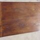 Old farmhouse table made entirely of restored solid oak.
