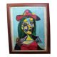 Vintage Cubist Female Portrait