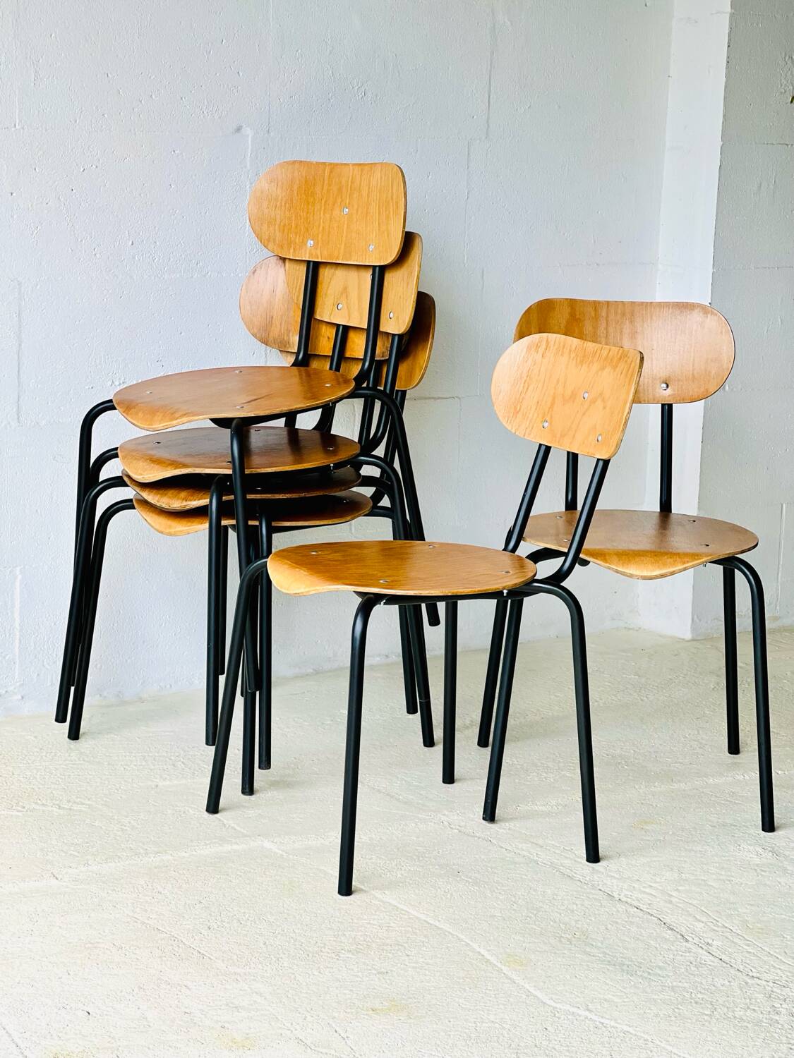 School Chairs by Kovona, set of 6