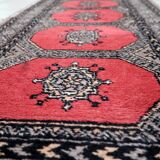 Vintage Uzbek Bukhara runner 63cm x 170cm 1960s