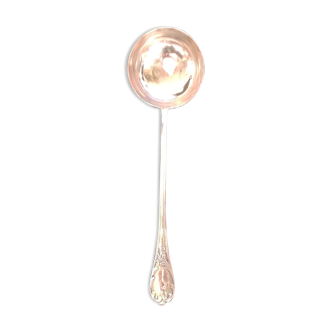 Old ladle silver metal monogram