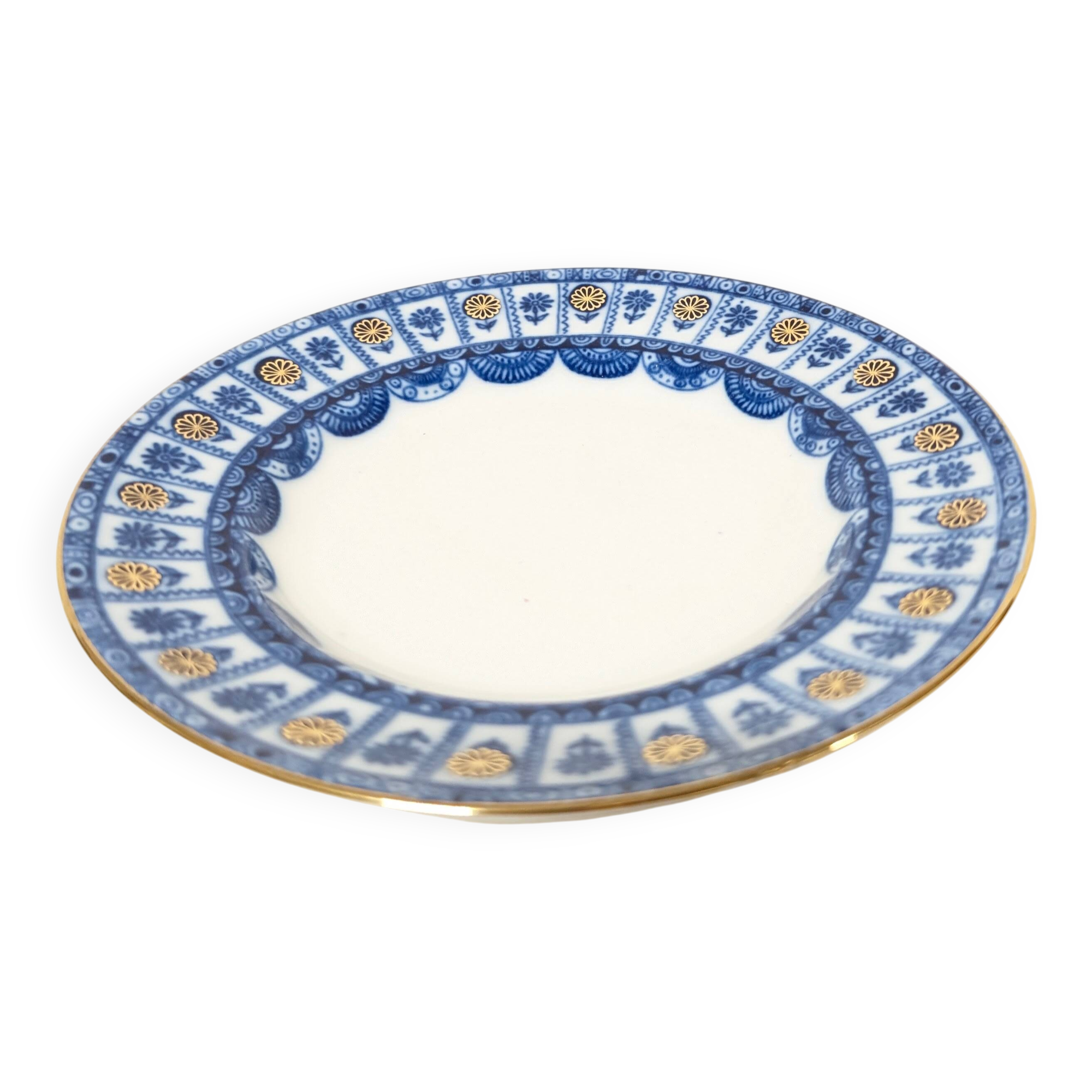Assiette à dessert porcelaine Lomonosov impérial URSS