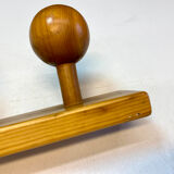 Portemanteaux wall patère Pin massif style chalet mountain vintage 80s