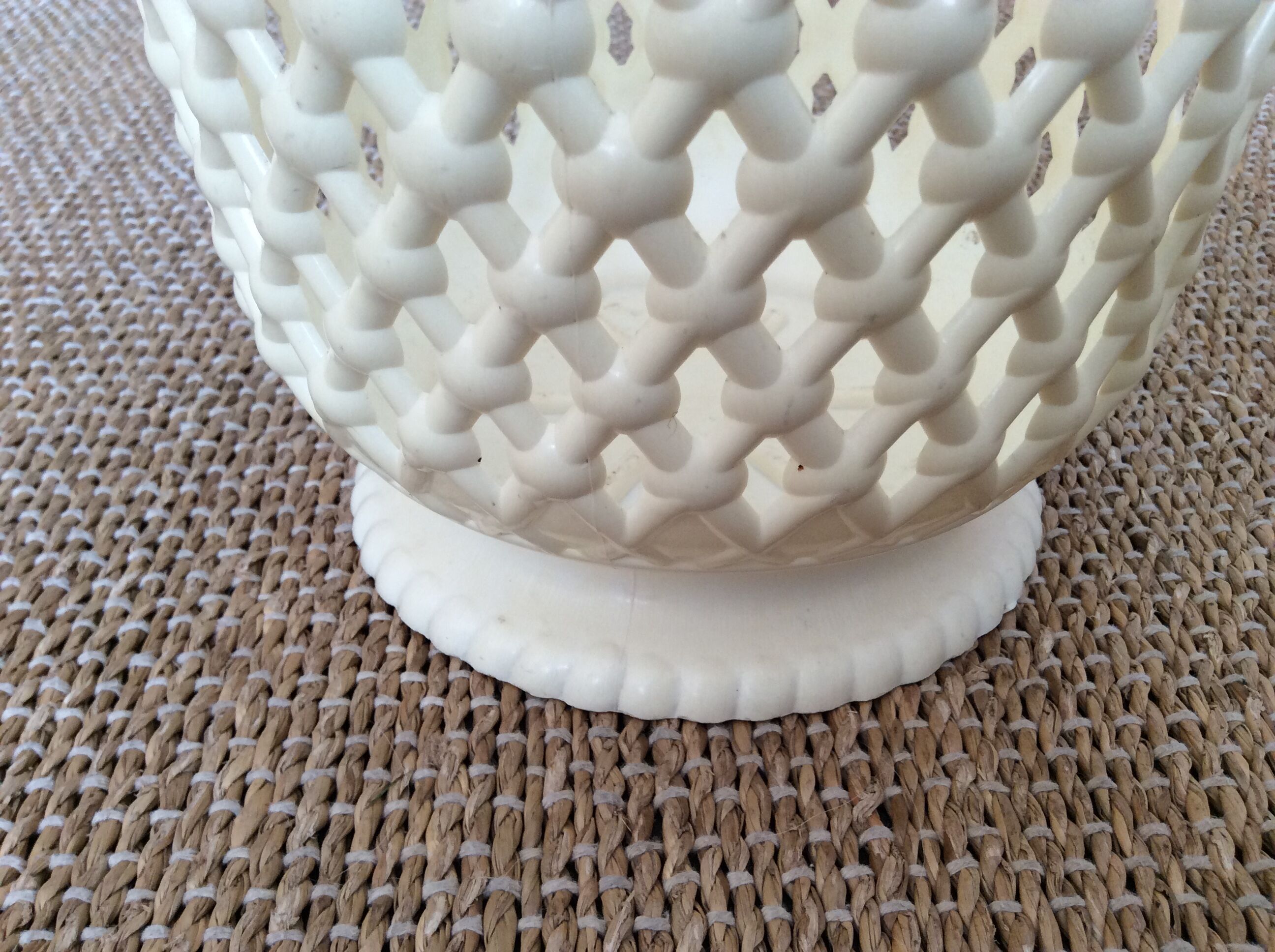 Hard plastic pot cover