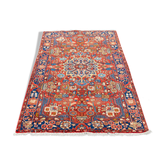 Tapis ancien à décors vifs  géométriques - 160x245cm