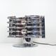 Unique & exceptional Italian 1960s Space age chrome table lamp
