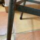 Vintage industrial metal stool