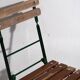 Anciennes chaises de terrasse pliantes (c.1920). Ensemble de 2 pièces #32