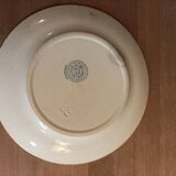 Assiette plate terre de fer Bordeaux dp 1023421