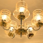Mid-century Chandelier,Czechoslovakia,1970's.