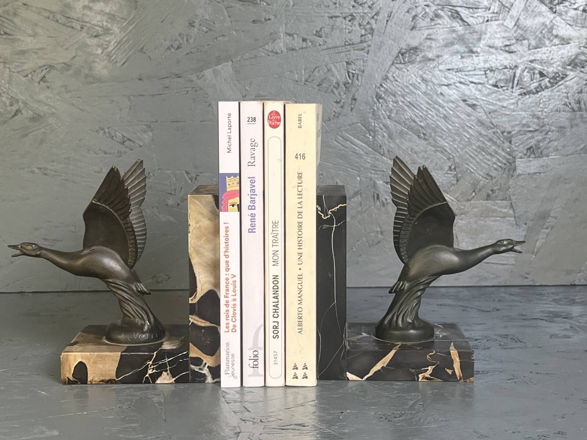 Pair of Art Deco bookends by Max le Verrier