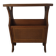 Bout de canapé, porte revue en bois et cannage