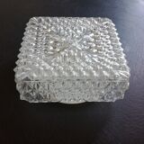 Cast glass square ceiling 21x21cm