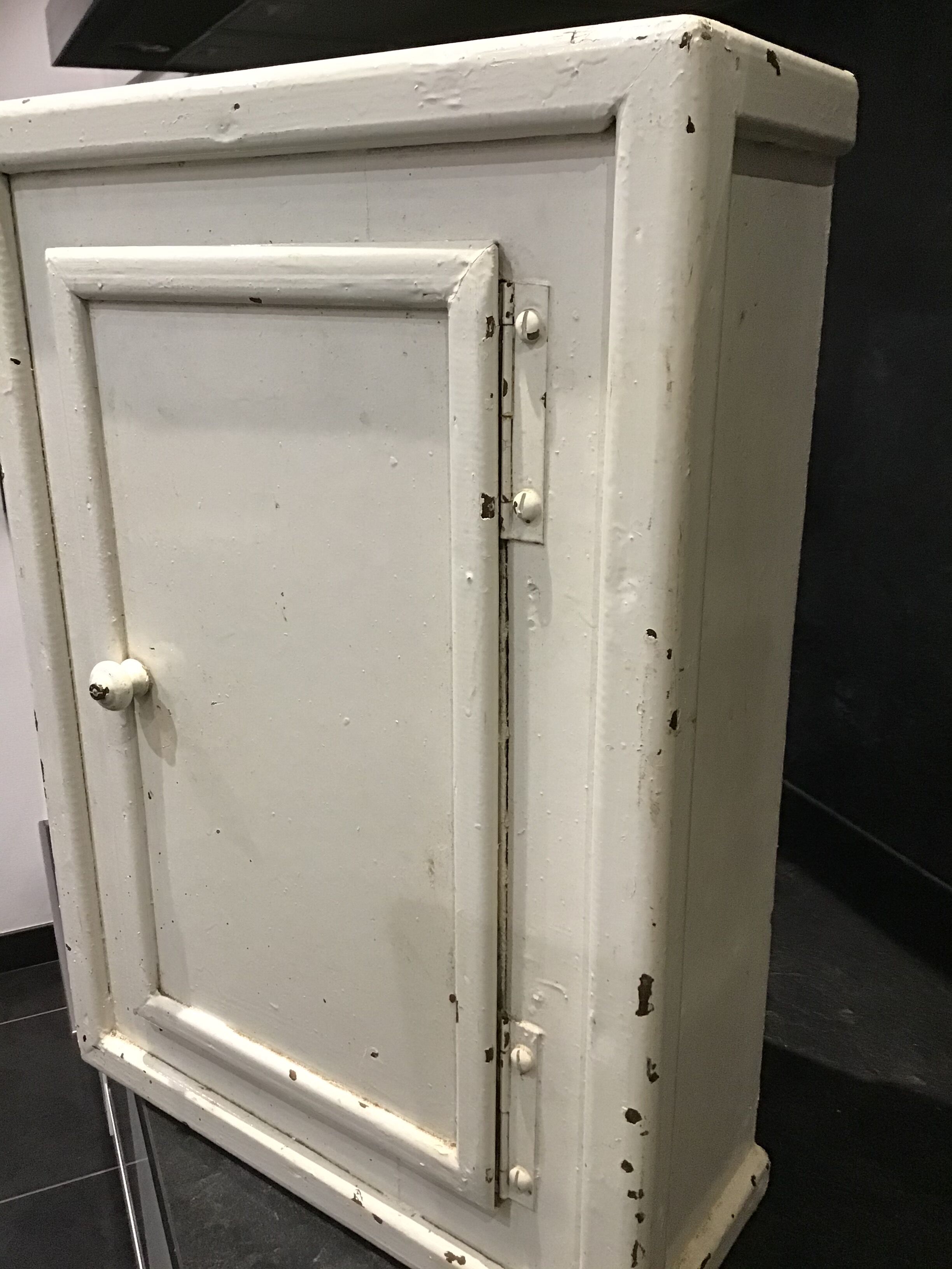 Vintage murale pharmacy wardrobe