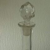 Carafe en verre effet dentelle pointe de diamant
