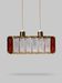 Wiktor Berndt Mid-Century Crystal And Brass Ceiling Light, For Flygsfors, Sweden