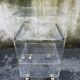 Rolling dessert trolley in plexiglass – Marais International – 1970s-1980s