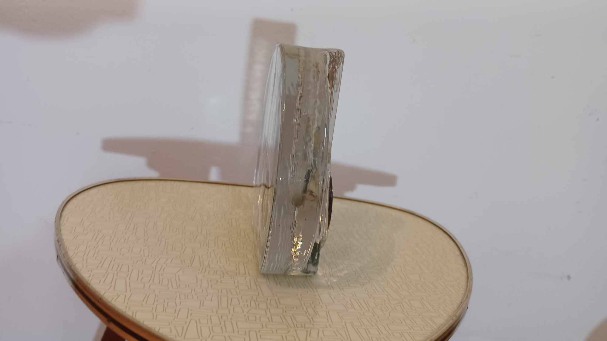 2 vases en verre Pop Art de Walther, années 1970