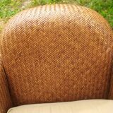 Rattan armchair