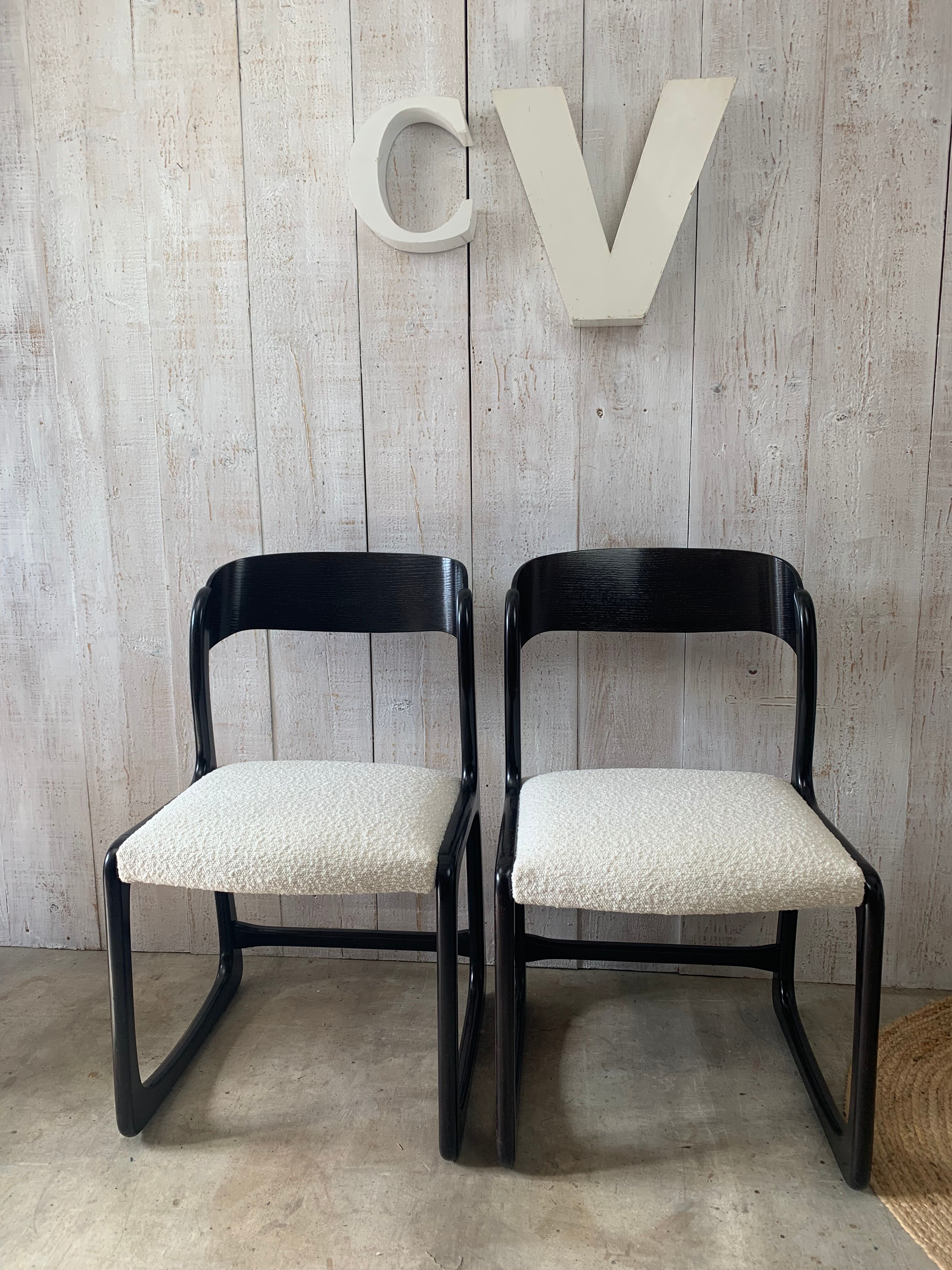 Pair of Baumann chairs
