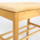 Scandinavian wooden bedside table