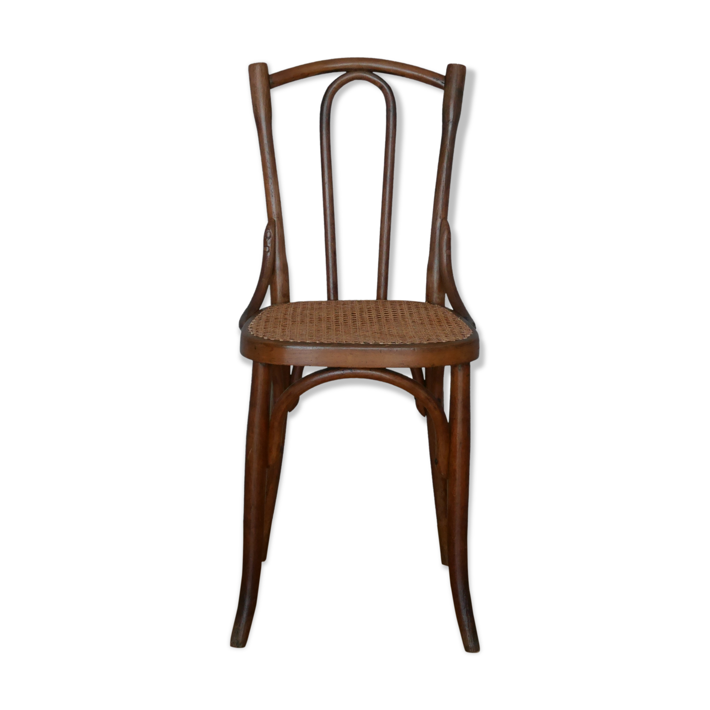 Chaise bistrot Thonet cannée