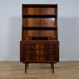 Bibliothèque en palissandre du milieu du siècle