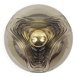 Plafonnier en verre 'Wave'/'Futura' - 1970 koch