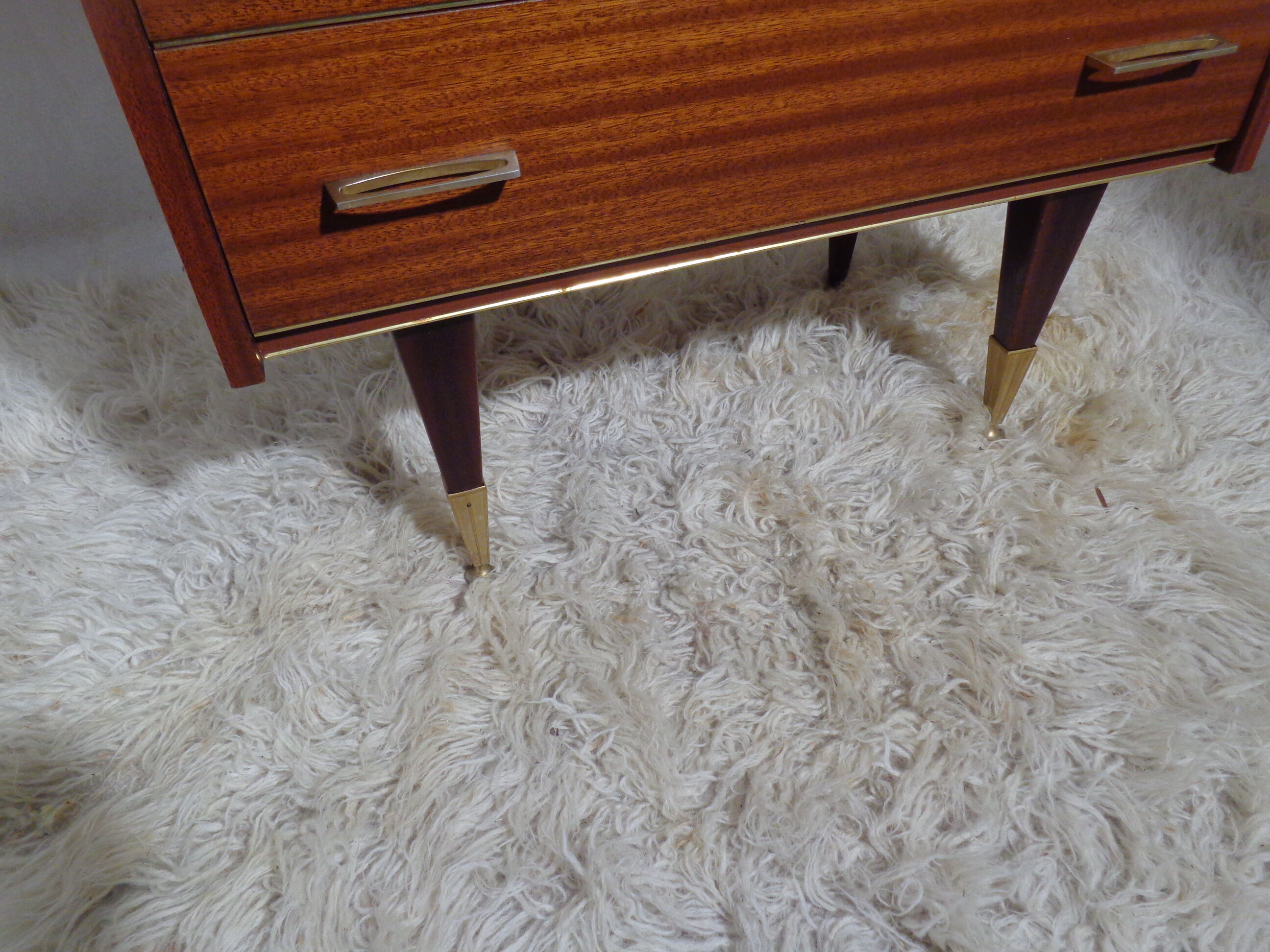 Vintage rag chest of drawers from the 60s seven drawers