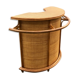 Rattan bar 70s
