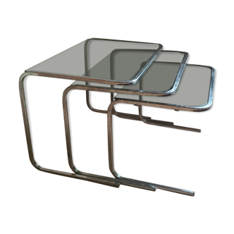 Vintage nesting coffee tables