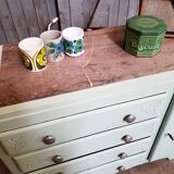 Large art deco chest of drawers