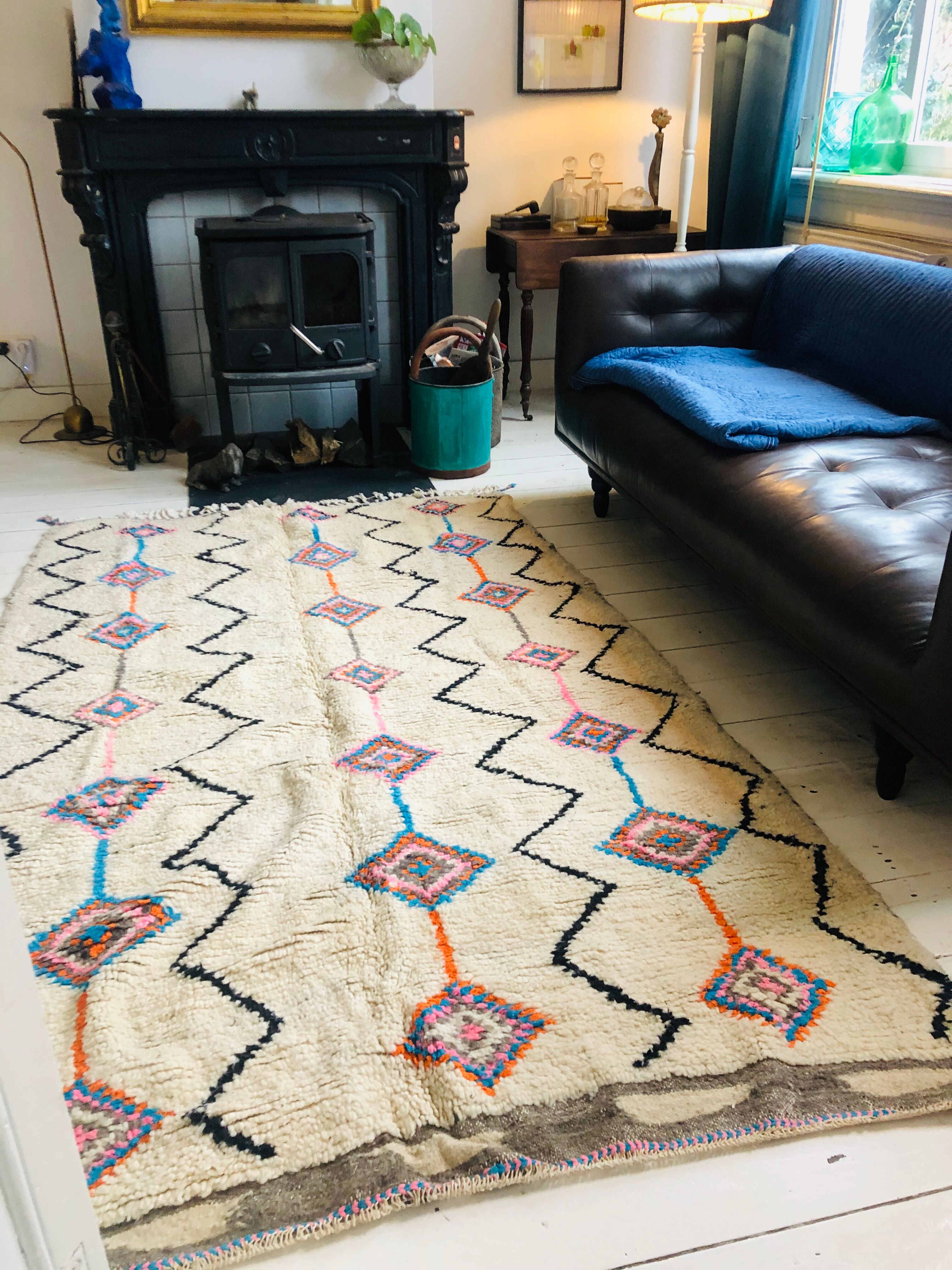 Berber carpet in 100% wool - 230x150cm