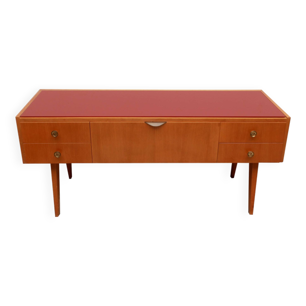 Commode des années 1950 en merisier par WK