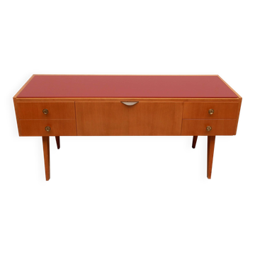 Commode des années 1950 en merisier par WK