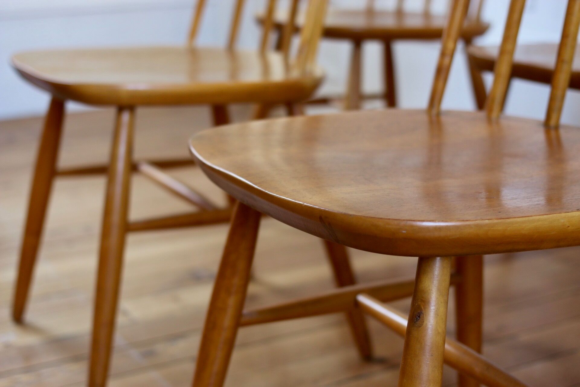 Série de 9 chaises scandinave