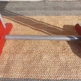 bistro table, wood and aluminium