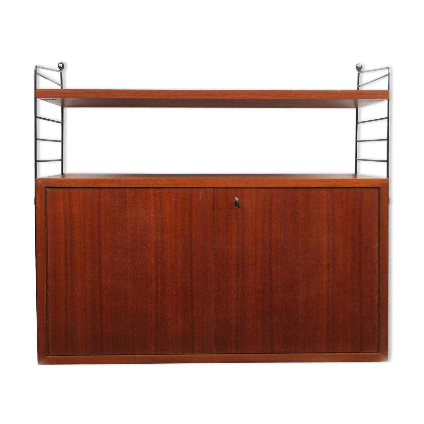 Wall unit in teak by Nisse Strinning