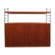 Wall unit in teak by Nisse Strinning
