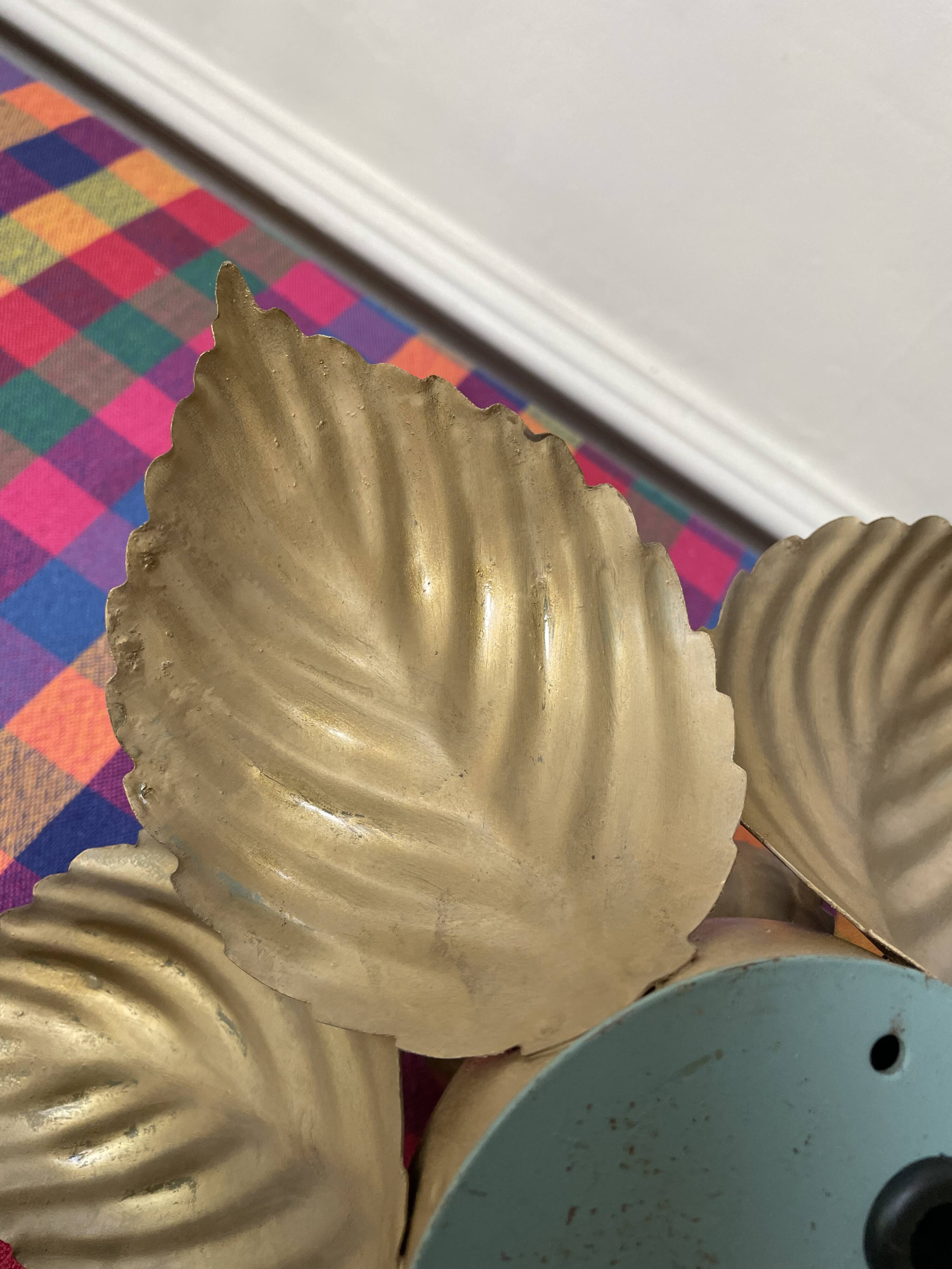 Masca golden flower wall light