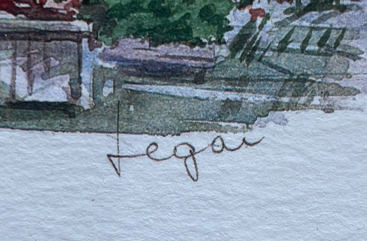 Watercolor of Strasbourg