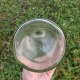 Set of 3 retro glass bottles
