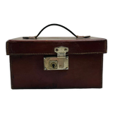 Old leather vanity-case