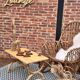 Vintage rattan armchair