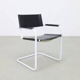 4x Leather Dining Chair, 1980s